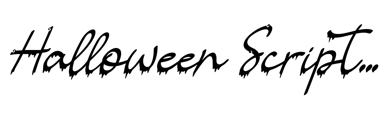 Halloween Script Italic